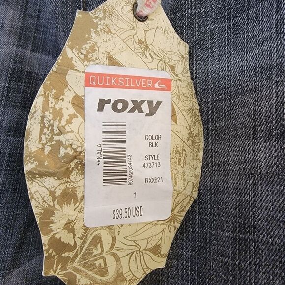 Roxy Quicksilver Vintage Jeans black size 1 NWT - Picture 4 of 4